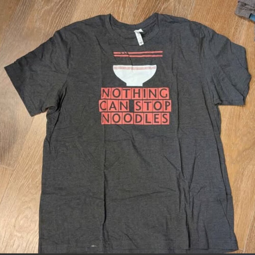 NEW - Nothing Can Stop Noodles James May Custom Design T- Shirt 2XL